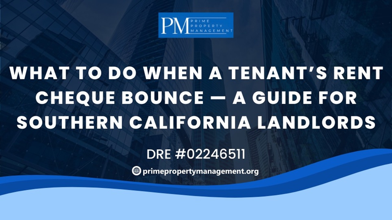 Rent Check Bounced? Prime Property Management can help